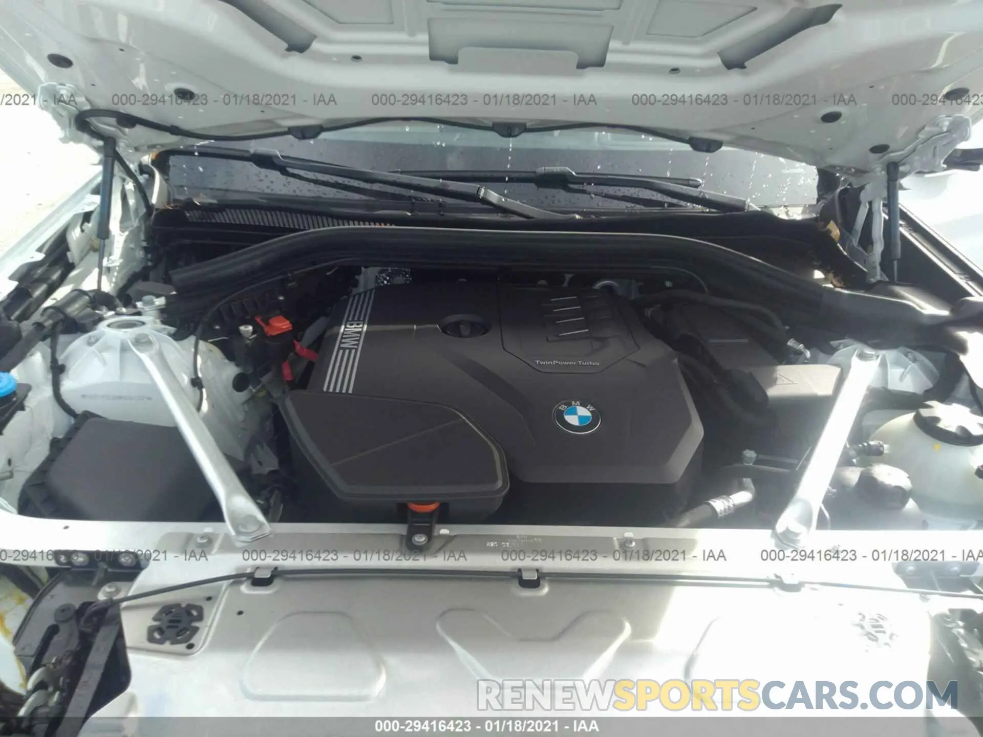 10 Photograph of a damaged car 5UXTY5C08M9E02317 BMW X3 2021