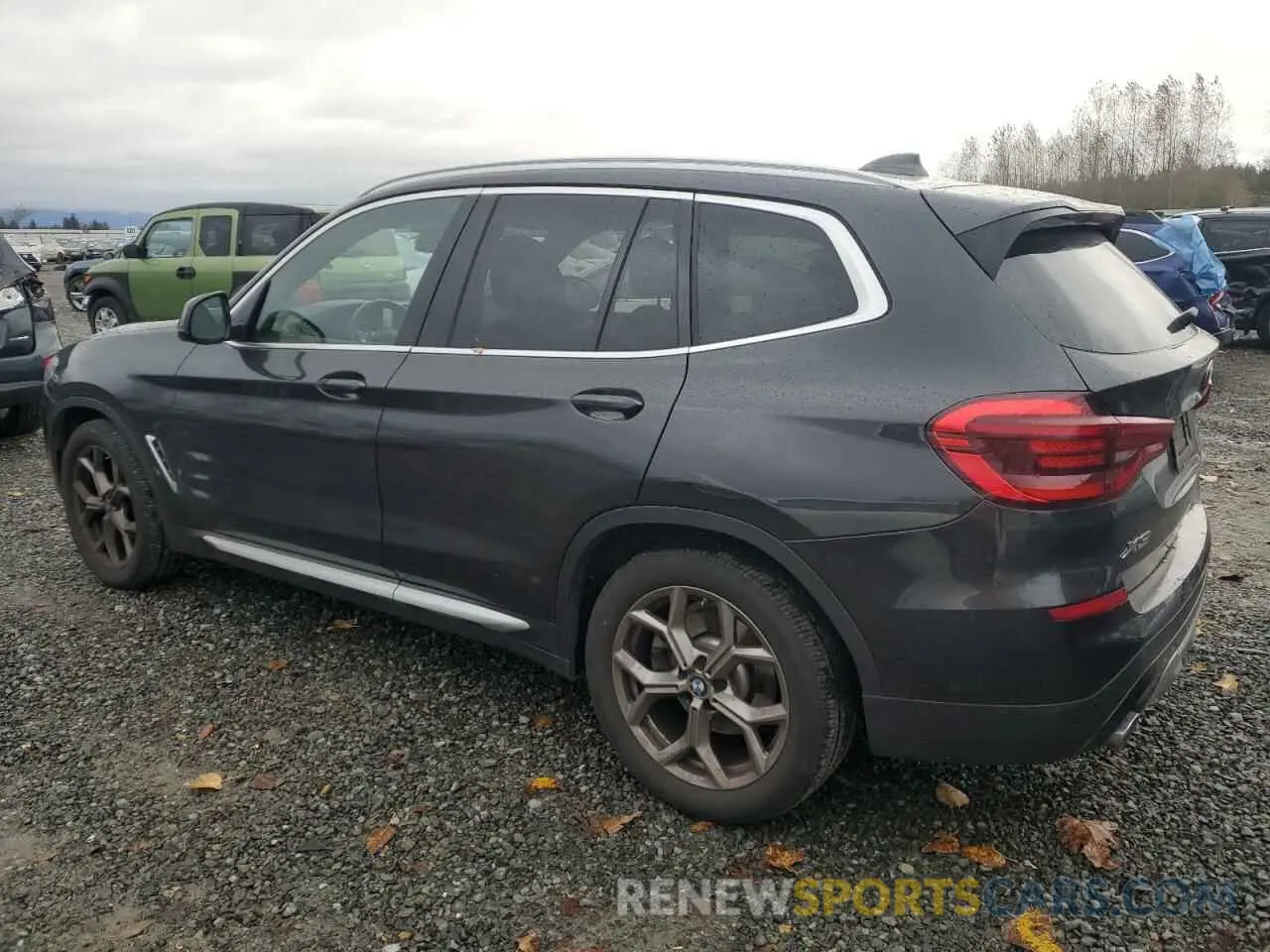 2 Photograph of a damaged car 5UXTY5C08M9F79854 BMW X3 2021