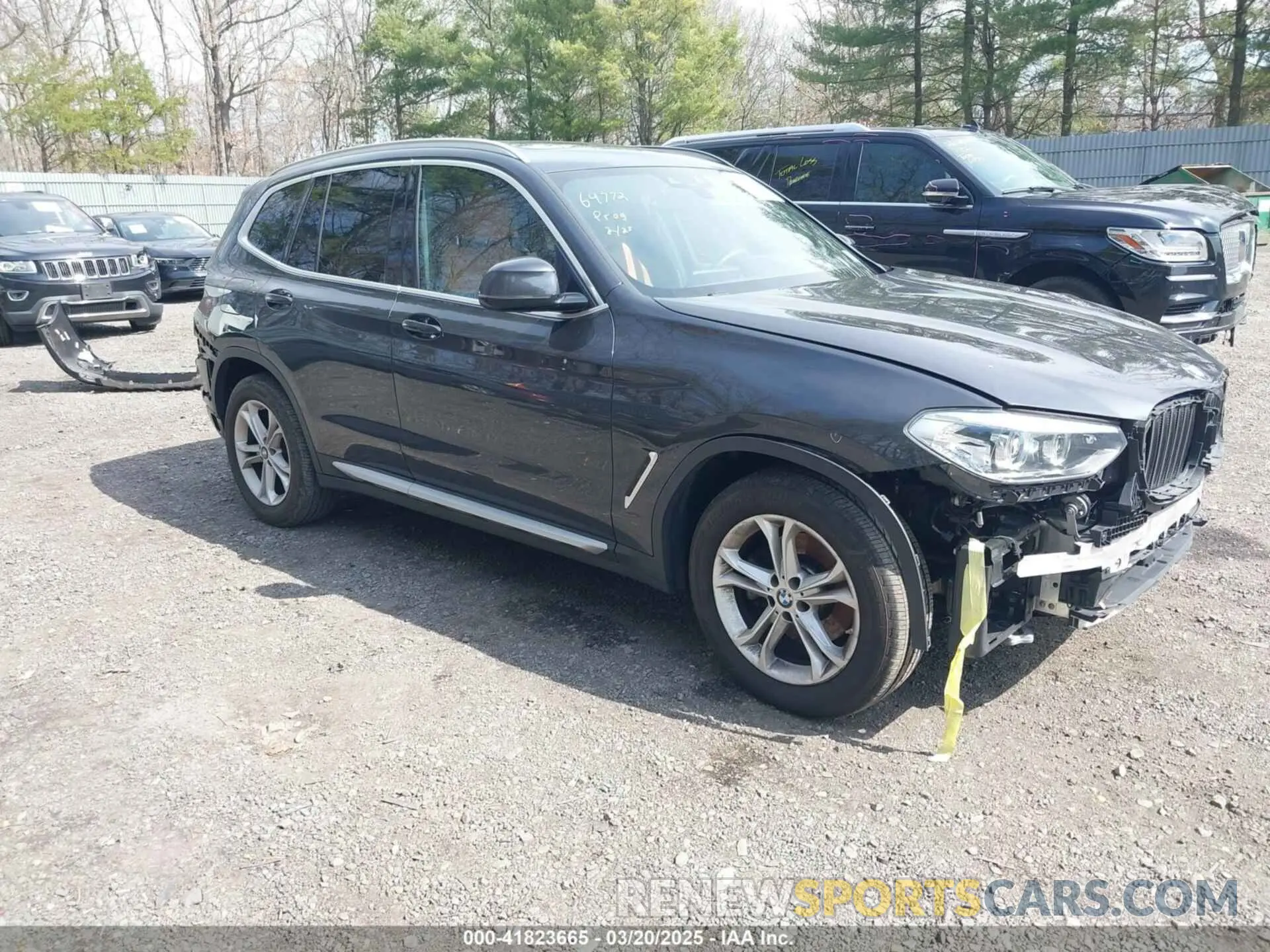 1 Photograph of a damaged car 5UXTY5C08M9F86237 BMW X3 2021