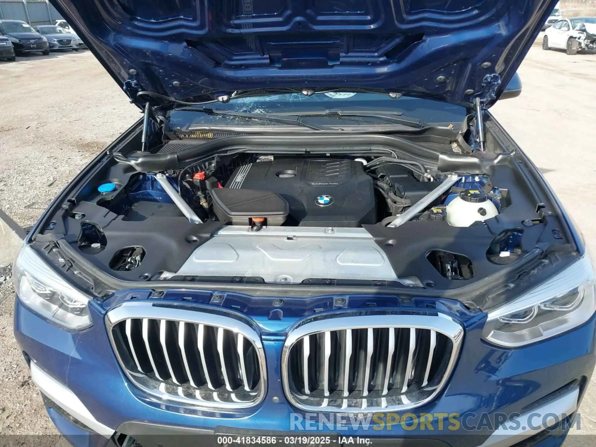 10 Фотография поврежденного автомобиля 5UXTY5C08M9G21116 BMW X3 2021