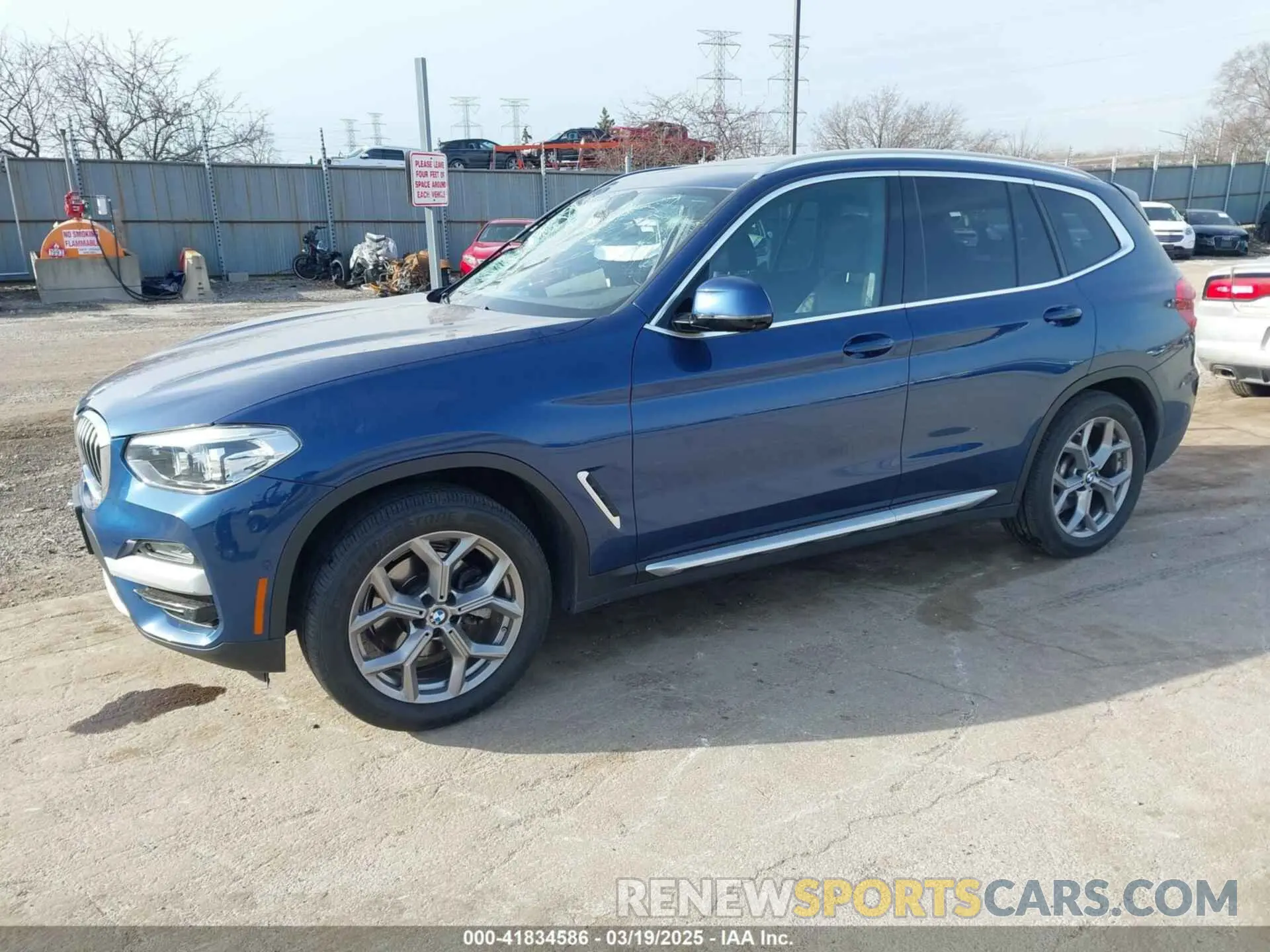 2 Фотография поврежденного автомобиля 5UXTY5C08M9G21116 BMW X3 2021