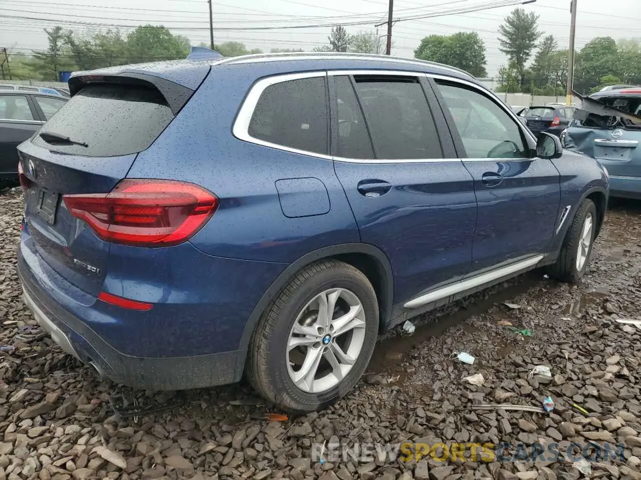 3 Фотография поврежденного автомобиля 5UXTY5C09M9E17120 BMW X3 2021