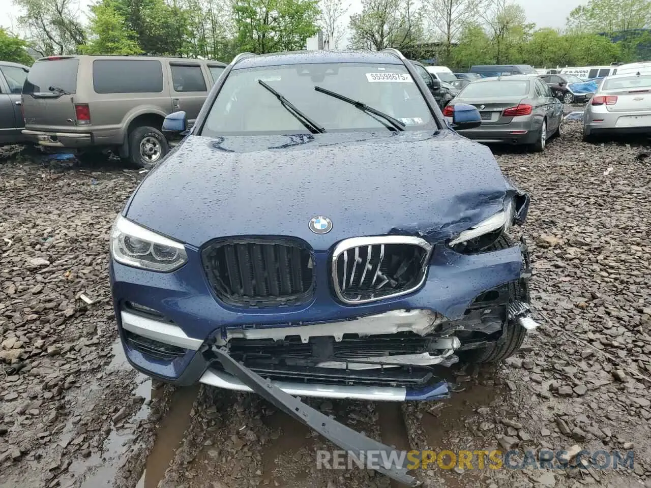 5 Фотография поврежденного автомобиля 5UXTY5C09M9E17120 BMW X3 2021