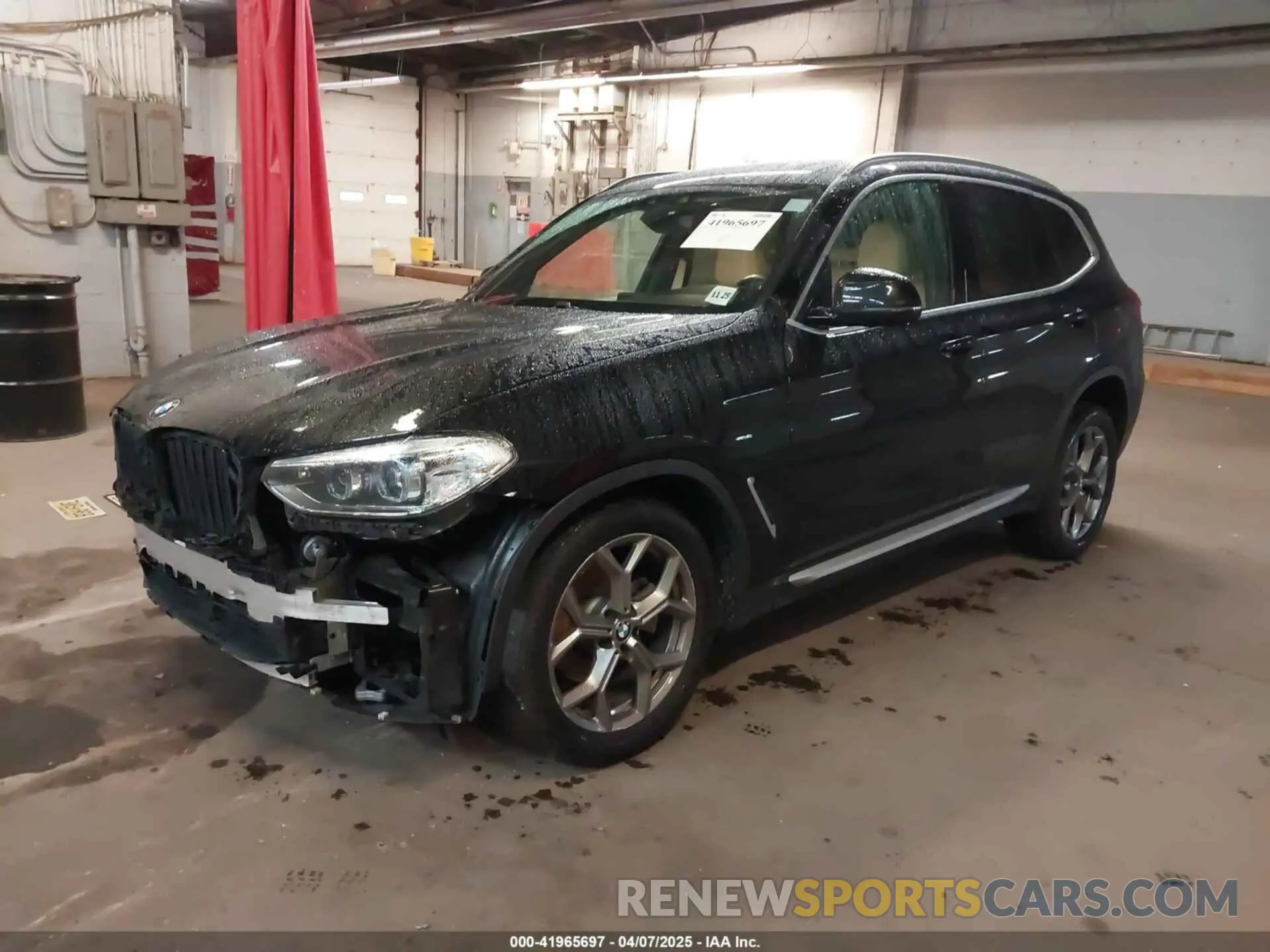2 Фотография поврежденного автомобиля 5UXTY5C09M9E77981 BMW X3 2021