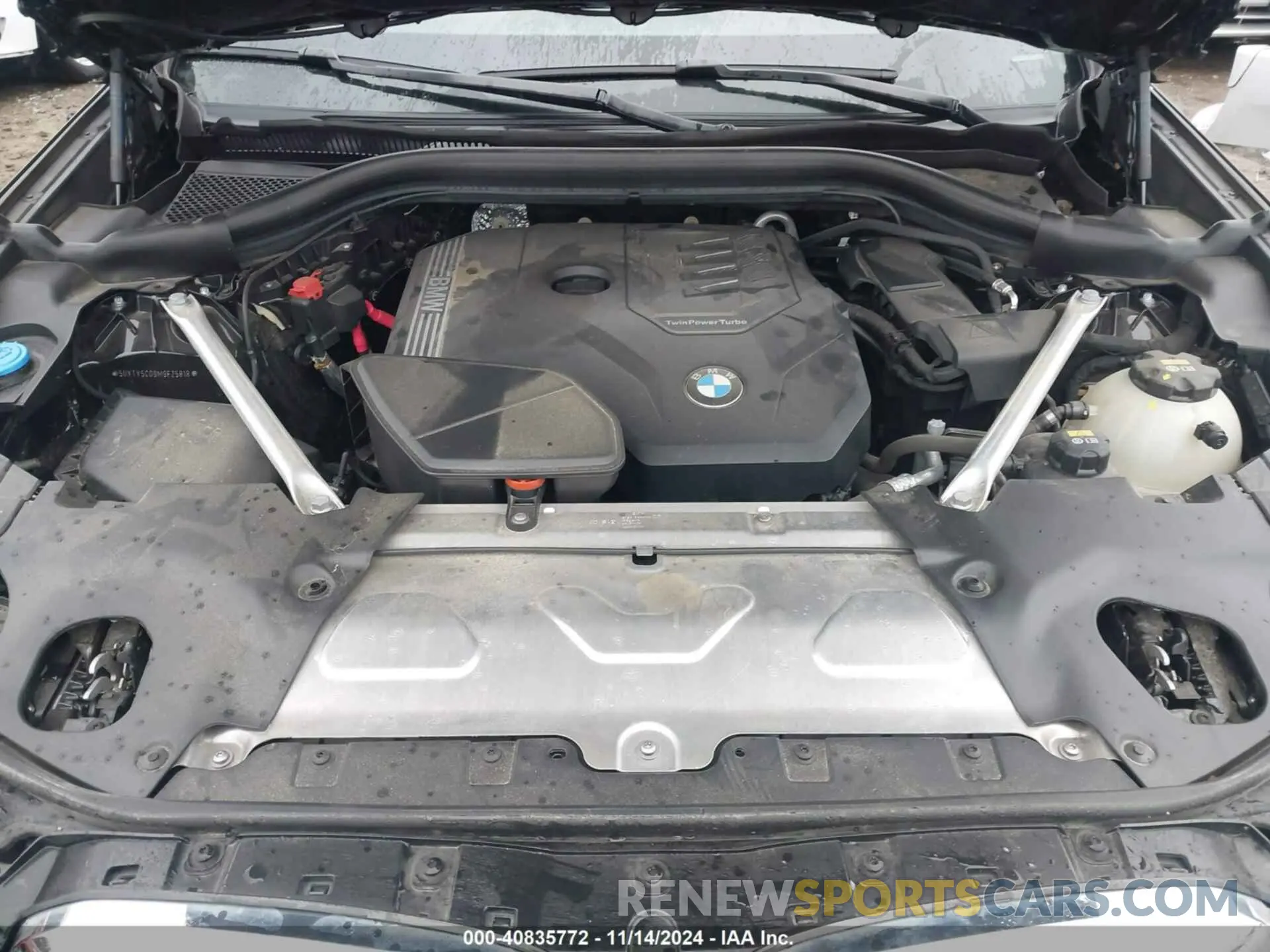 10 Фотография поврежденного автомобиля 5UXTY5C09M9F25818 BMW X3 2021