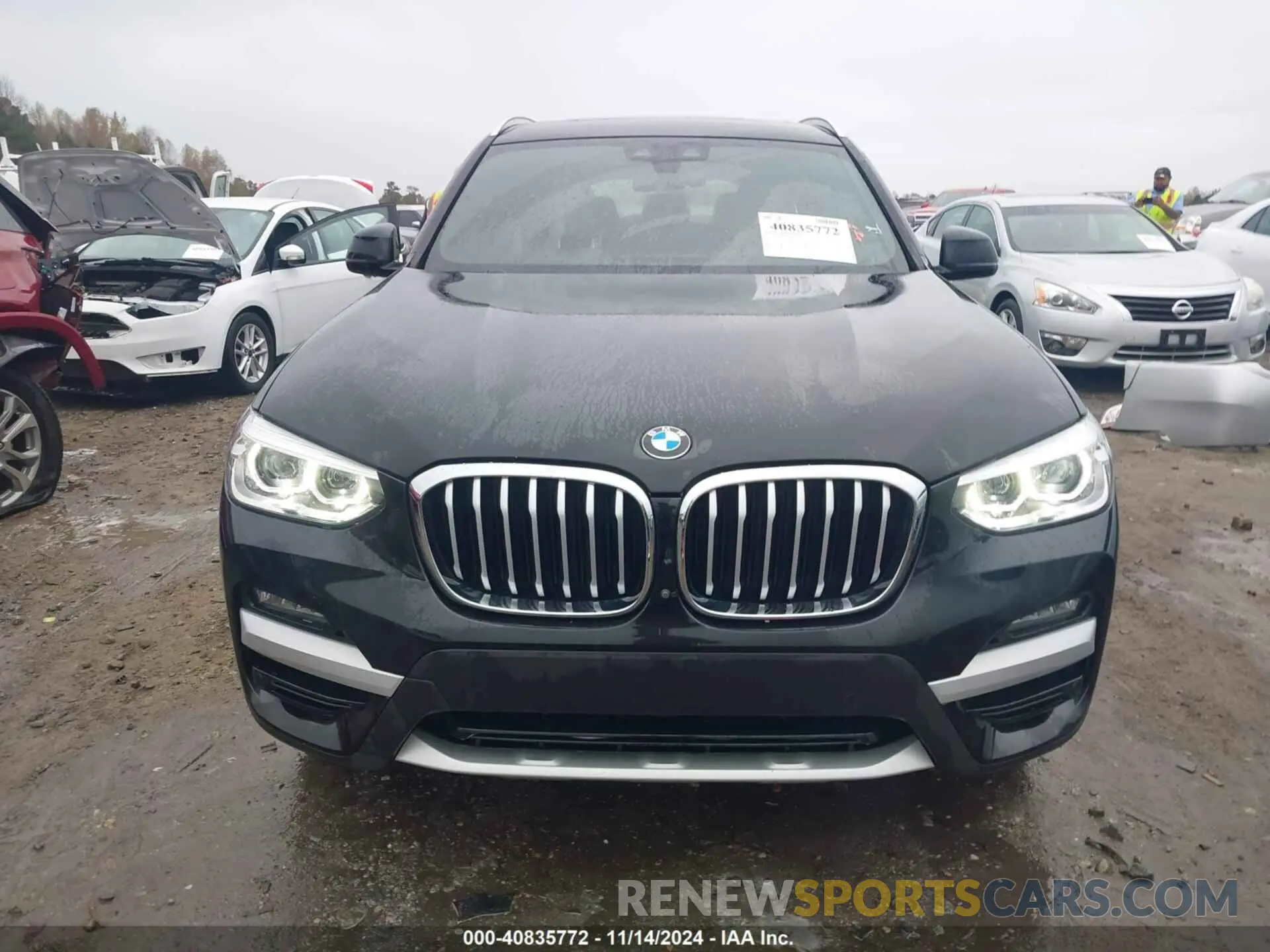 13 Фотография поврежденного автомобиля 5UXTY5C09M9F25818 BMW X3 2021