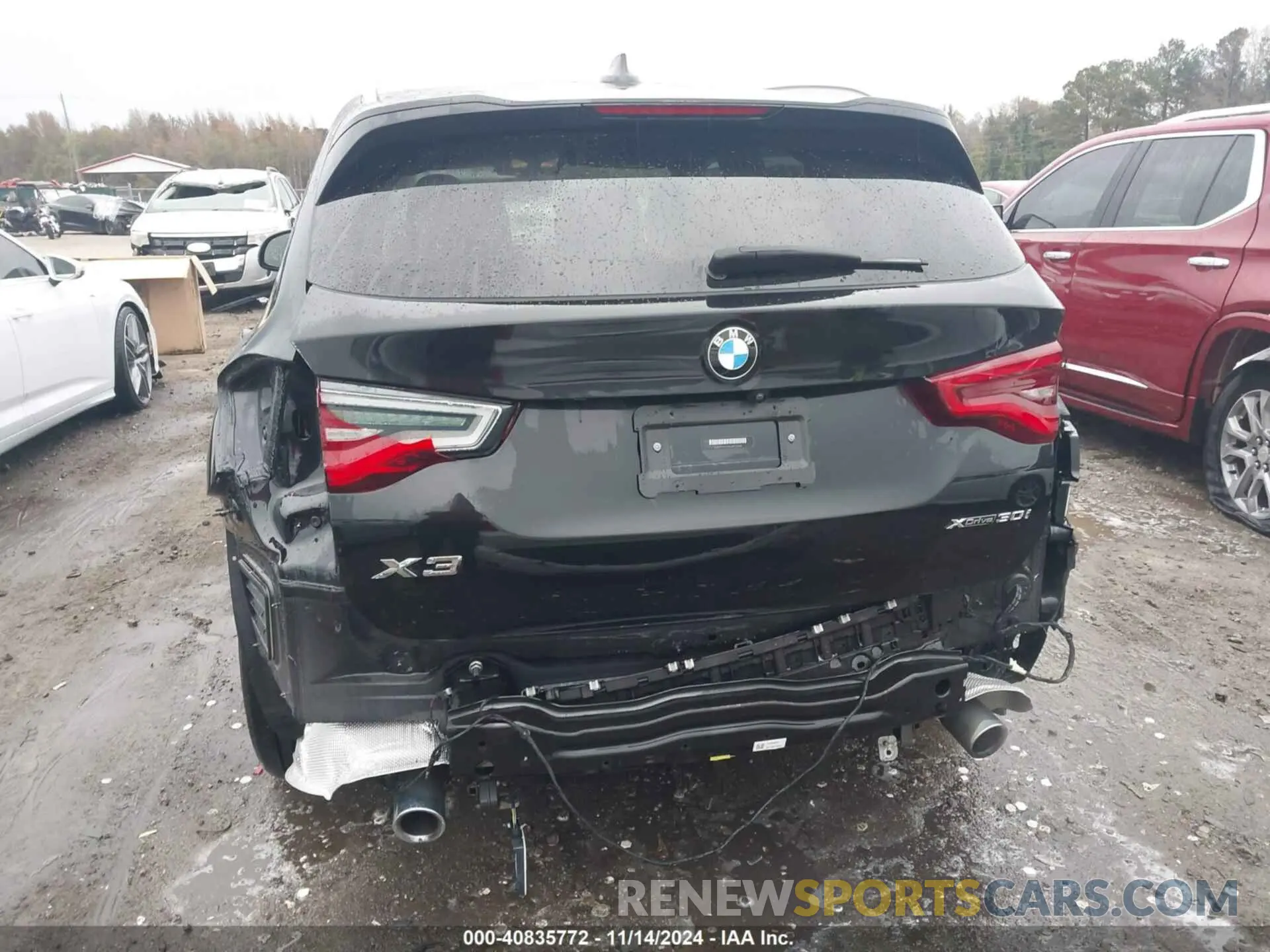 17 Фотография поврежденного автомобиля 5UXTY5C09M9F25818 BMW X3 2021