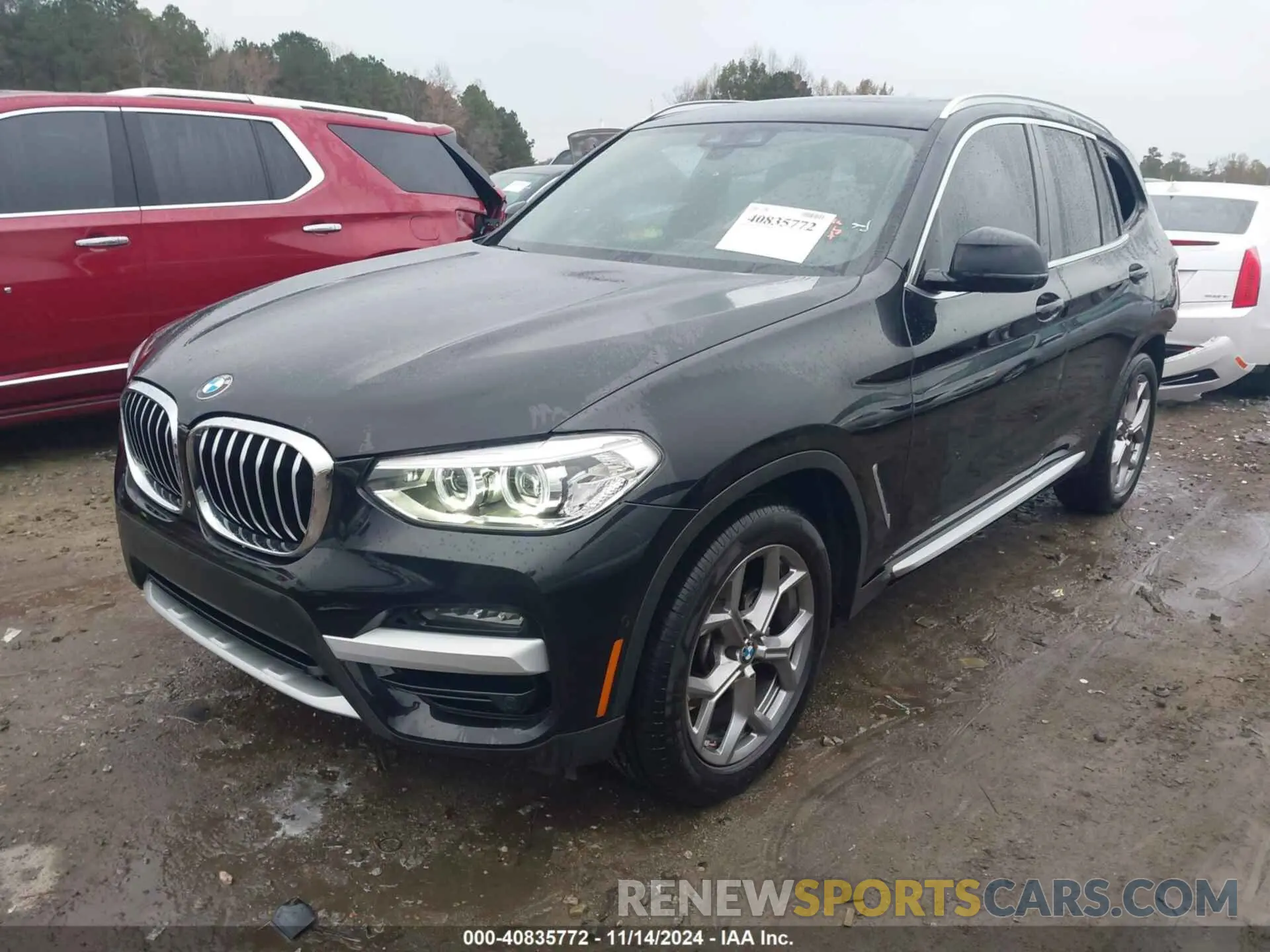 2 Фотография поврежденного автомобиля 5UXTY5C09M9F25818 BMW X3 2021