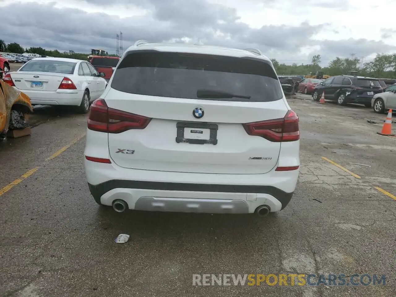 6 Фотография поврежденного автомобиля 5UXTY5C09M9F31750 BMW X3 2021