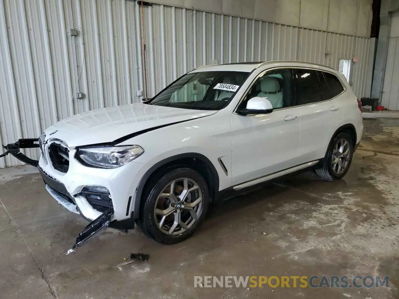 1 Фотография поврежденного автомобиля 5UXTY5C0XM9E39904 BMW X3 2021