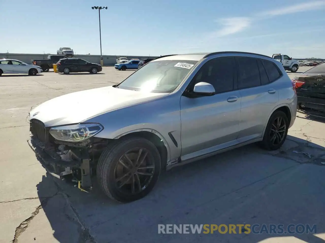 1 Фотография поврежденного автомобиля 5UXTY5C0XM9F13239 BMW X3 2021