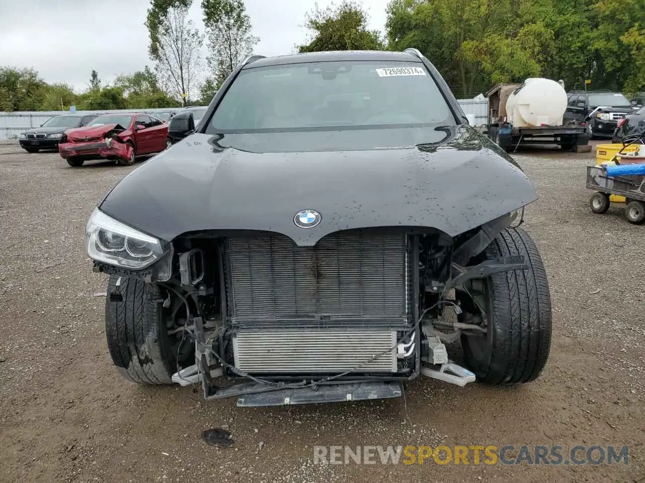 5 Photograph of a damaged car 5UXTY5C0XM9F31899 BMW X3 2021
