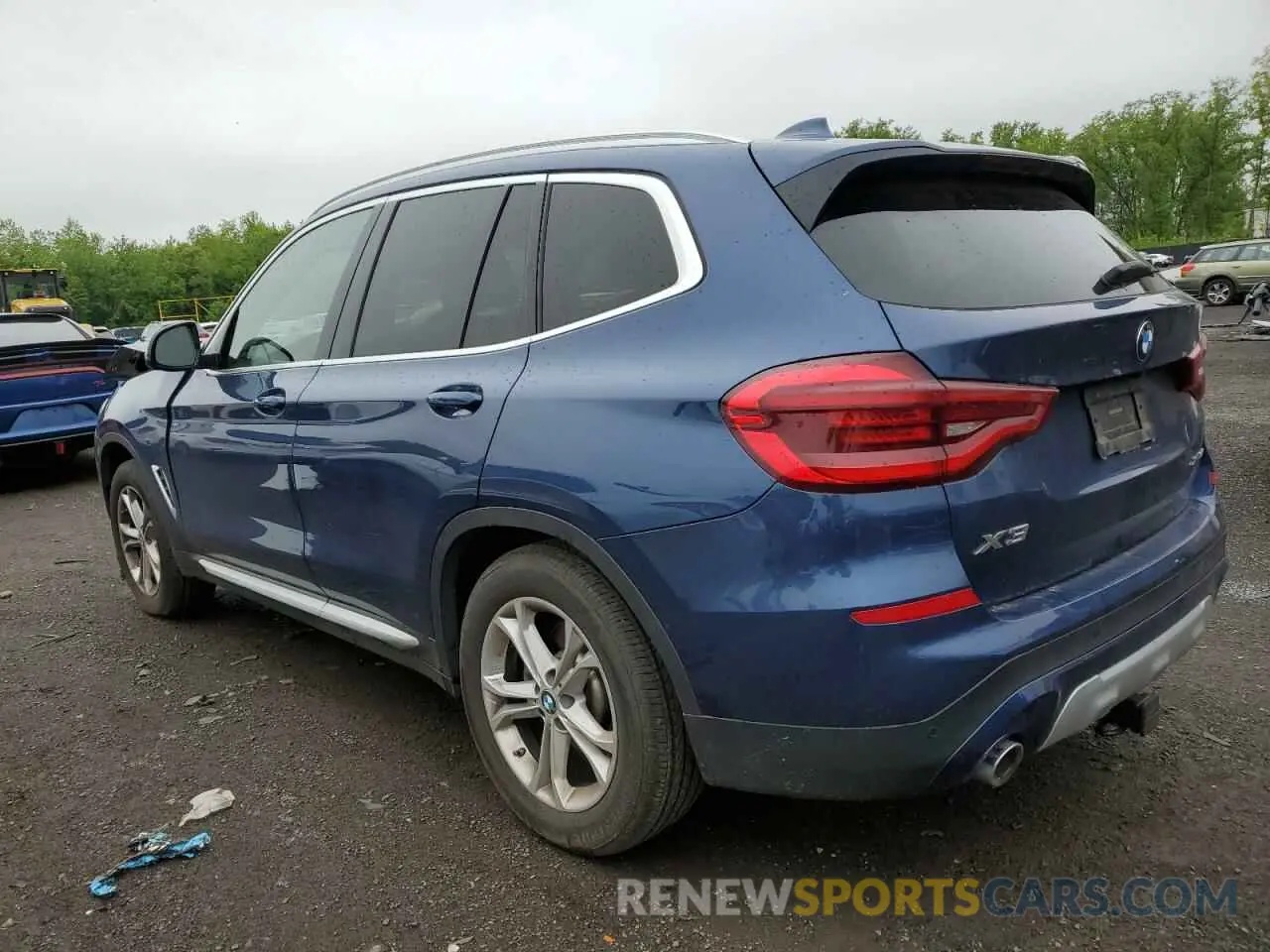 2 Фотография поврежденного автомобиля 5UXTY5C0XM9F65115 BMW X3 2021