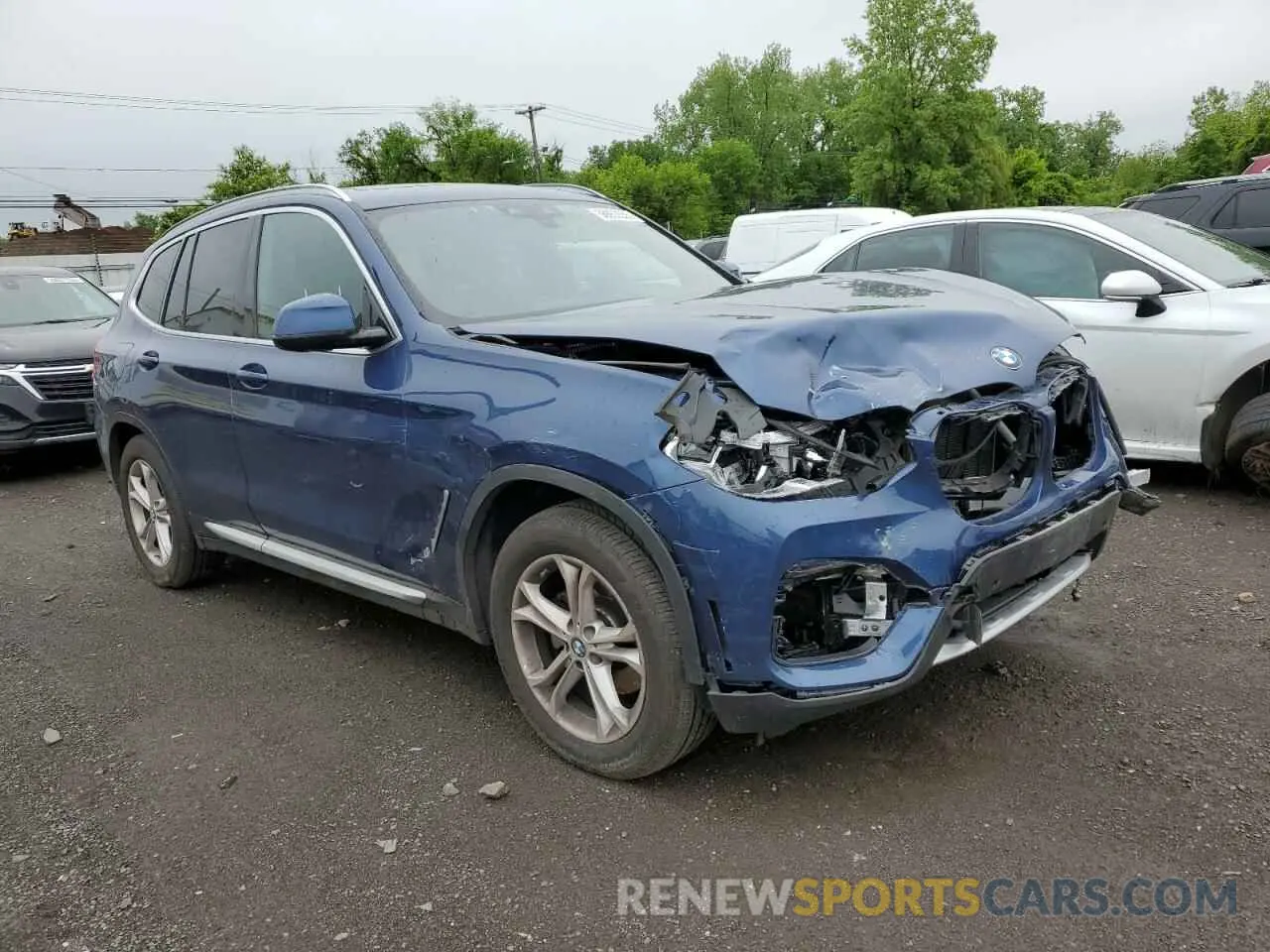 4 Фотография поврежденного автомобиля 5UXTY5C0XM9F65115 BMW X3 2021