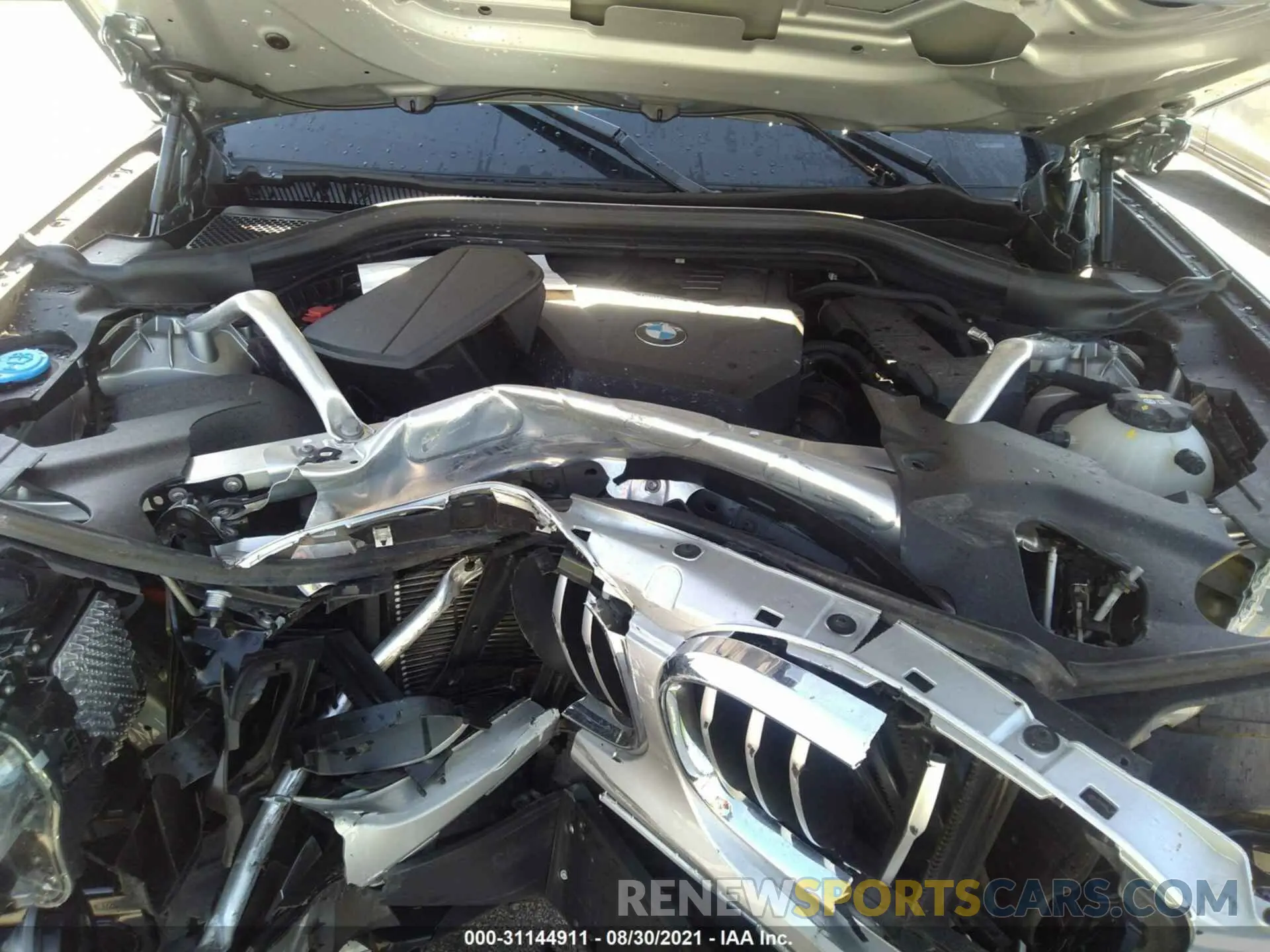 10 Photograph of a damaged car 5UXTY5C0XM9F78592 BMW X3 2021