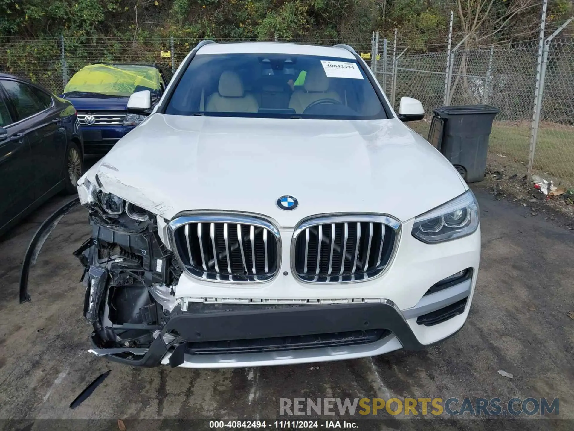 12 Photograph of a damaged car 5UXTY5C0XM9G14684 BMW X3 2021