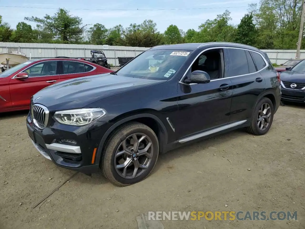 1 Фотография поврежденного автомобиля 5UXTY5C0XM9G18346 BMW X3 2021