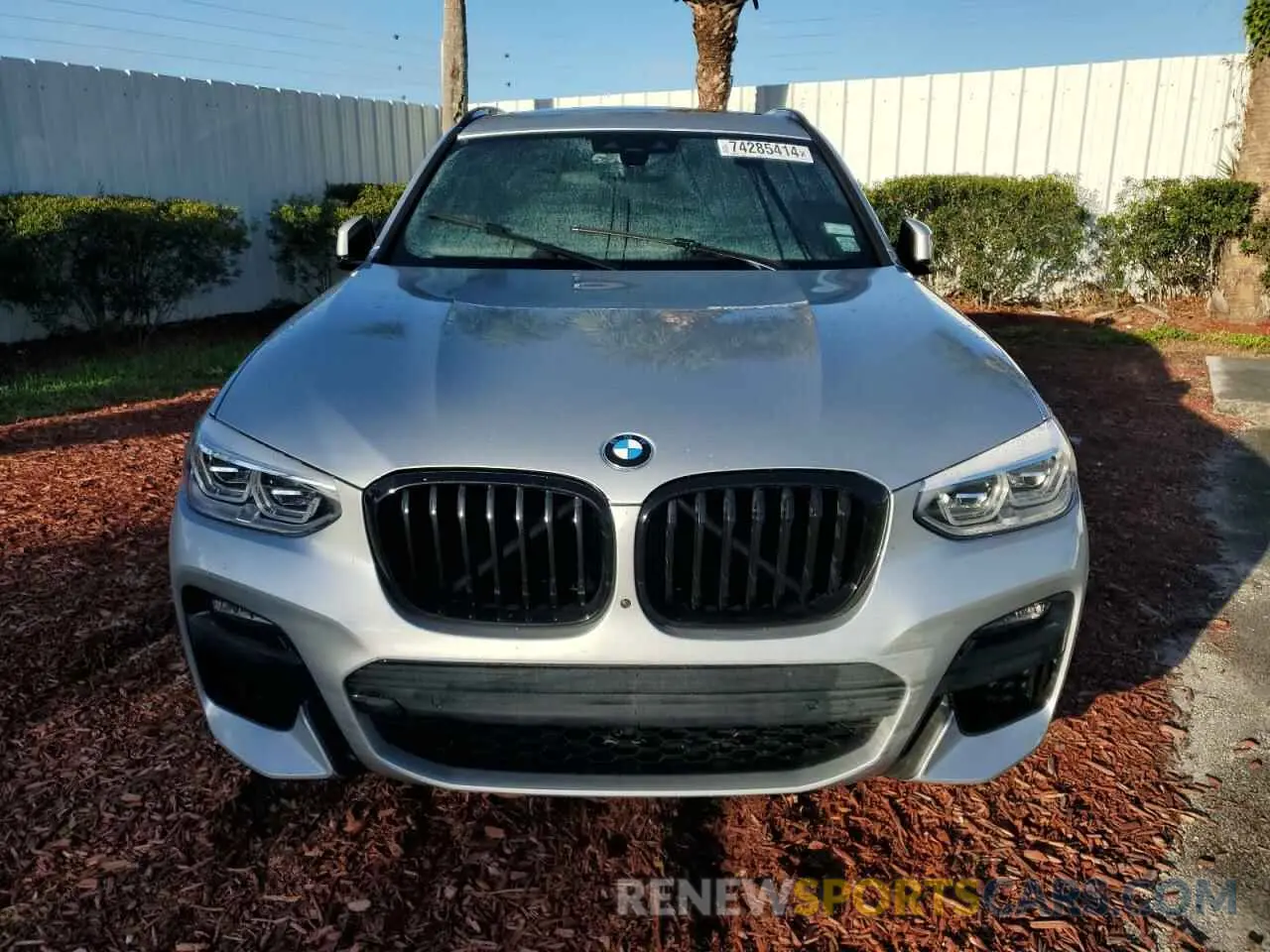 5 Фотография поврежденного автомобиля 5UXTY5C0XM9G38483 BMW X3 2021