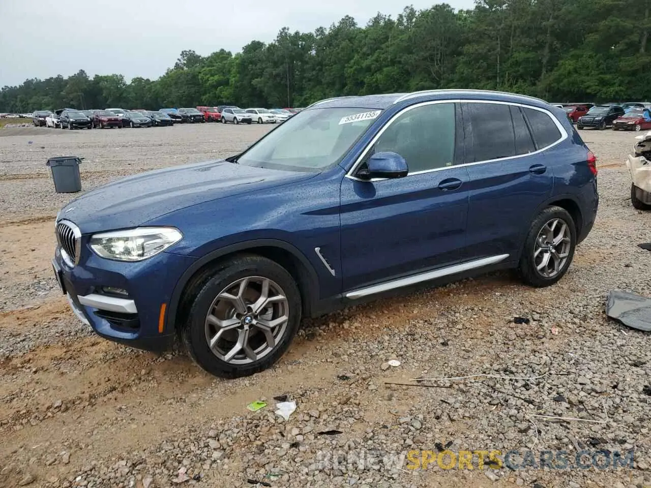 1 Фотография поврежденного автомобиля 5UXTY5C0XM9G87599 BMW X3 2021