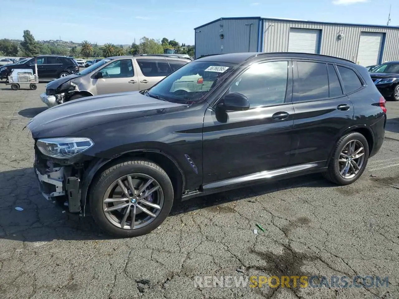 1 Фотография поврежденного автомобиля 5UXTY9C01M9E61250 BMW X3 2021