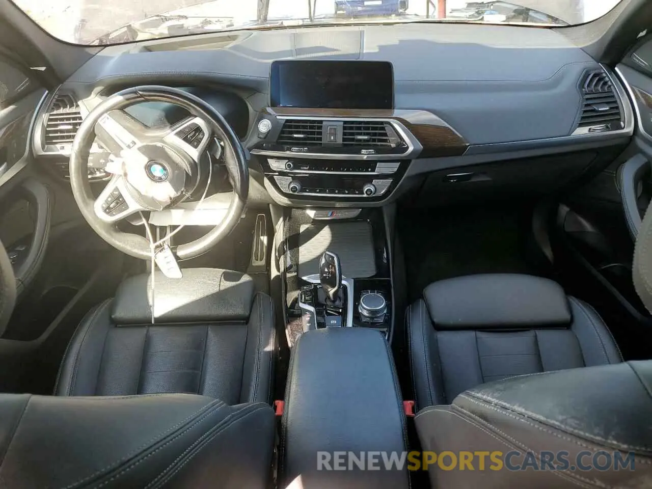 8 Фотография поврежденного автомобиля 5UXTY9C01M9E61250 BMW X3 2021