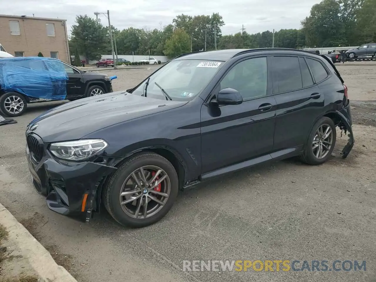 1 Фотография поврежденного автомобиля 5UXTY9C02M9G57715 BMW X3 2021