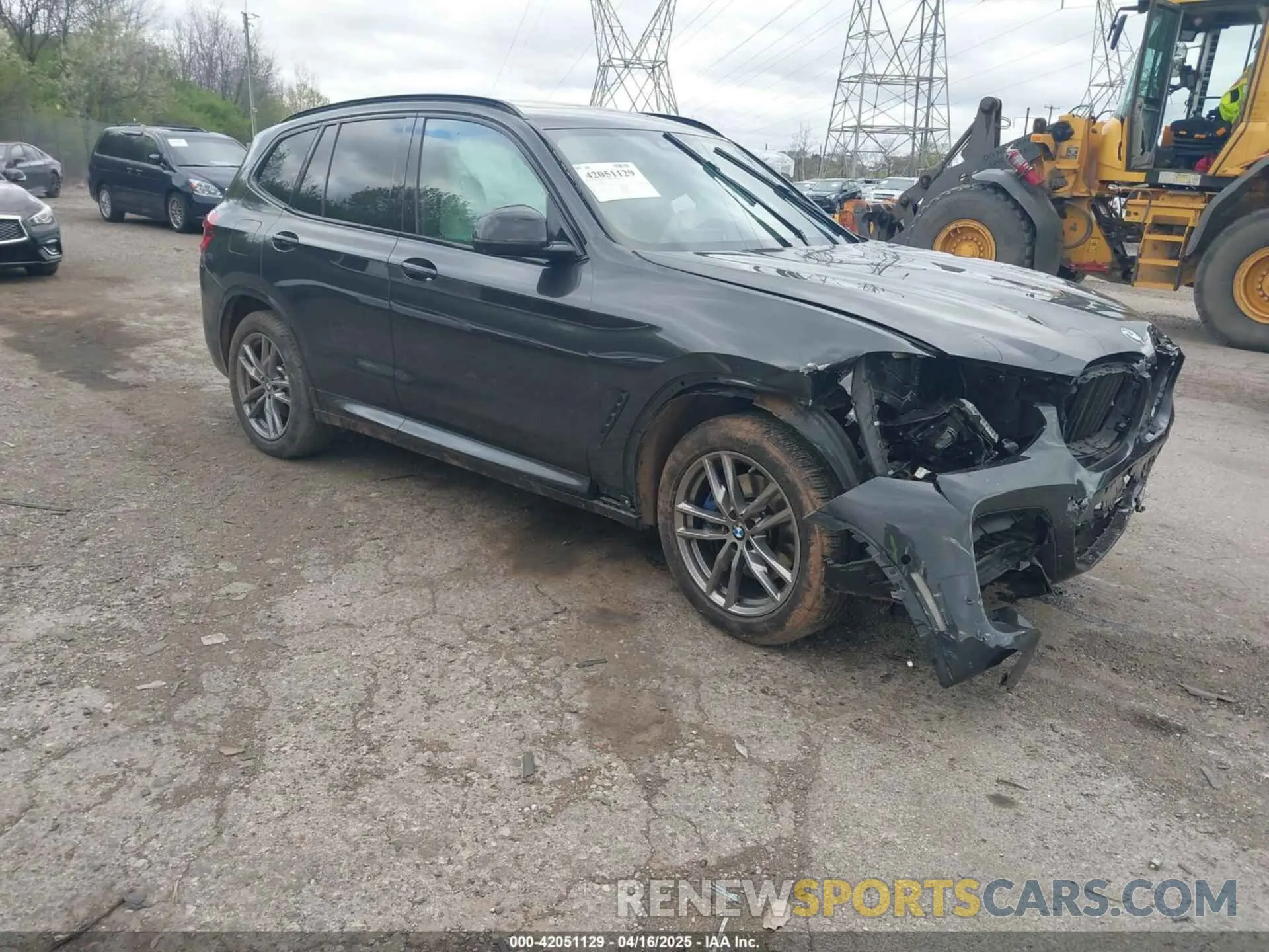 1 Фотография поврежденного автомобиля 5UXTY9C02M9H86750 BMW X3 2021