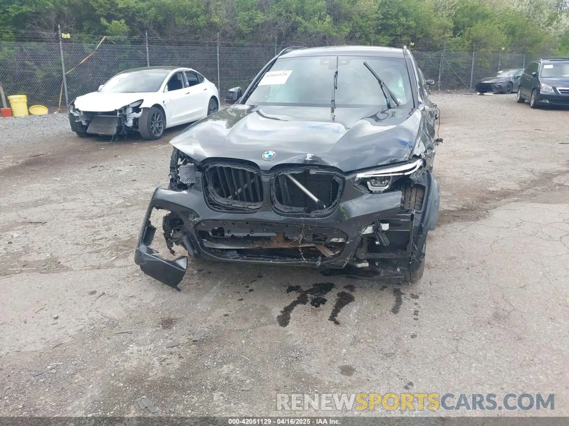 6 Фотография поврежденного автомобиля 5UXTY9C02M9H86750 BMW X3 2021