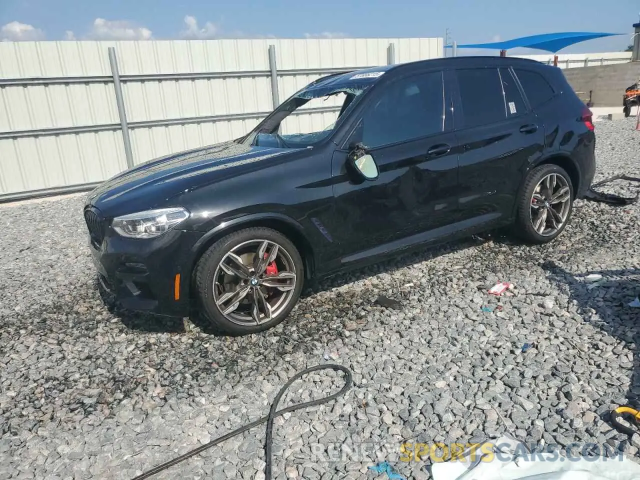 1 Photograph of a damaged car 5UXTY9C04M9F93273 BMW X3 2021