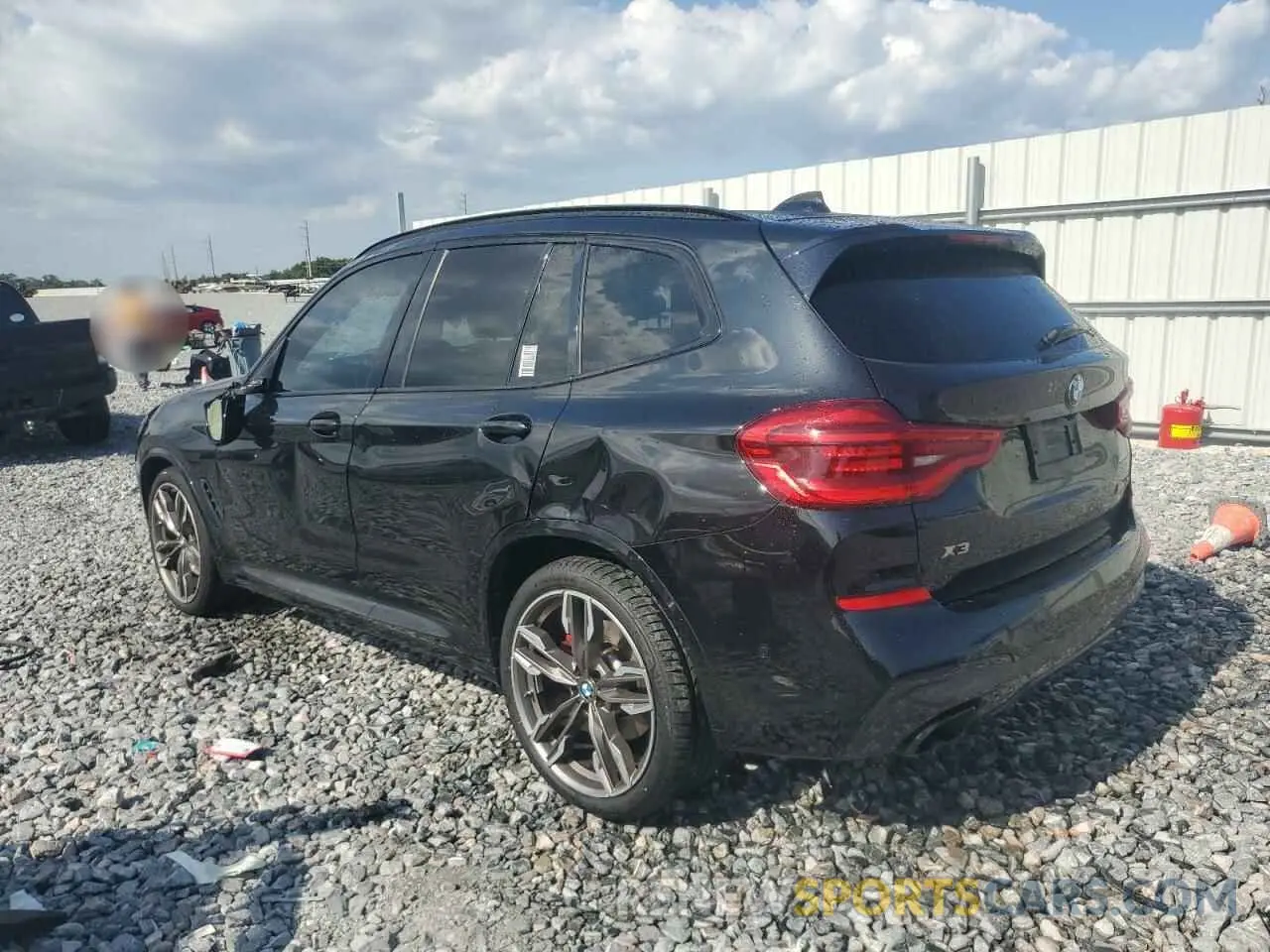 2 Photograph of a damaged car 5UXTY9C04M9F93273 BMW X3 2021