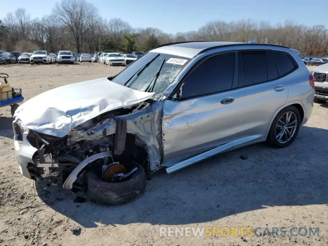 1 Фотография поврежденного автомобиля 5UXTY9C08M9E28164 BMW X3 2021
