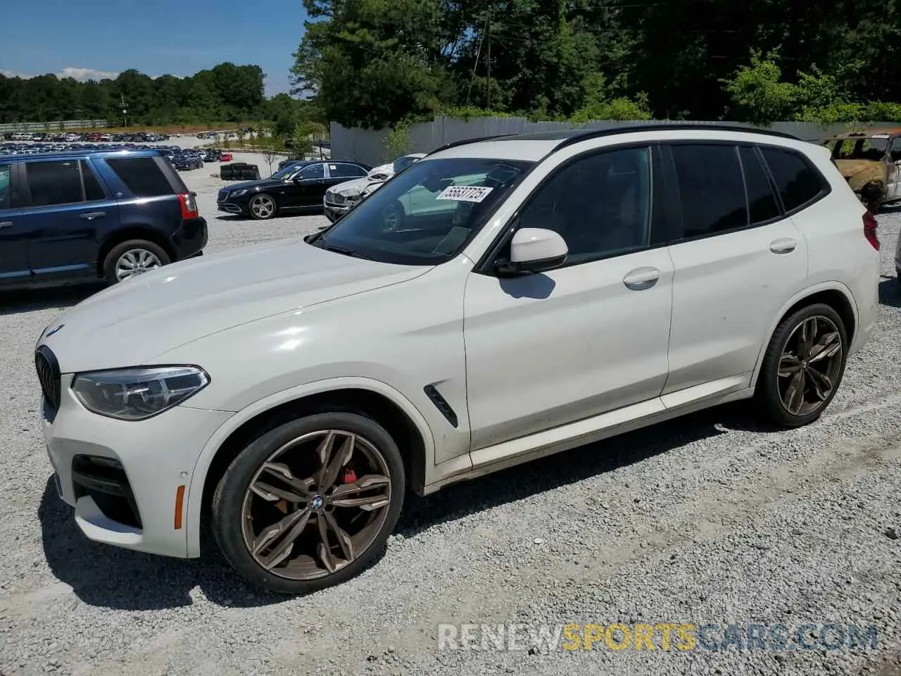 1 Photograph of a damaged car 5UXTY9C08M9H43918 BMW X3 2021