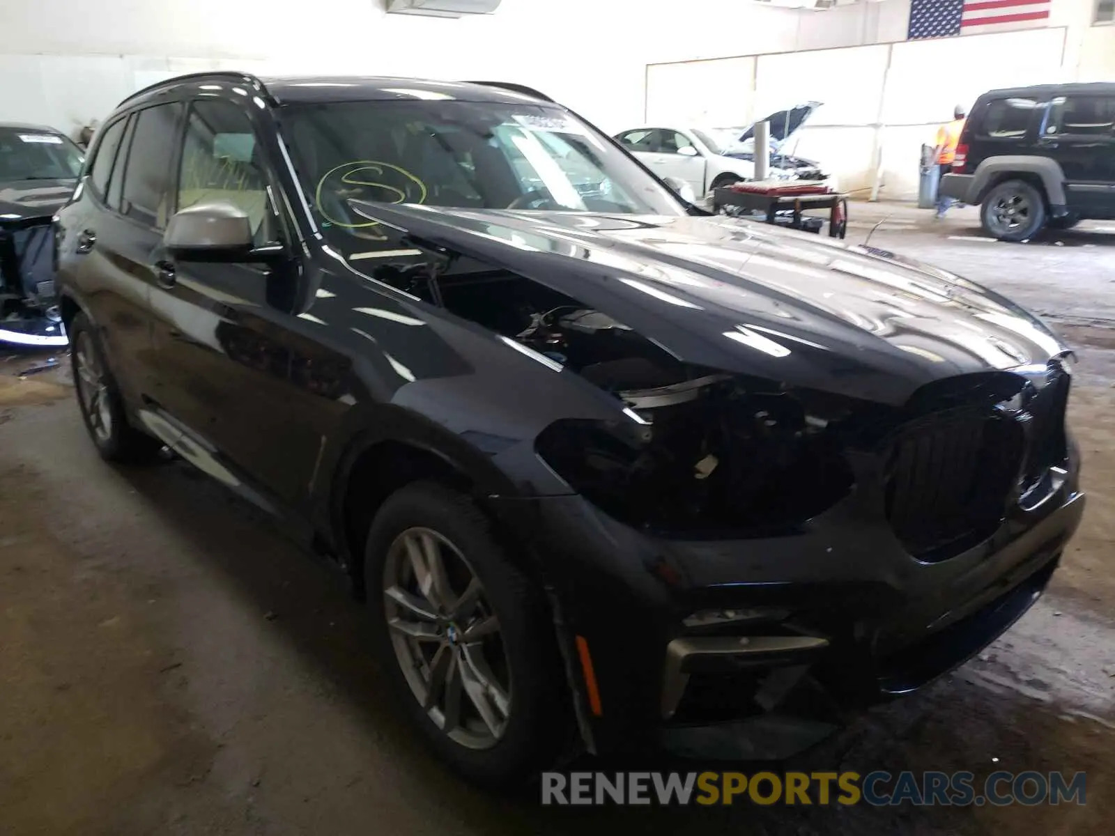 1 Photograph of a damaged car 5UXTY9C09M9E48049 BMW X3 2021