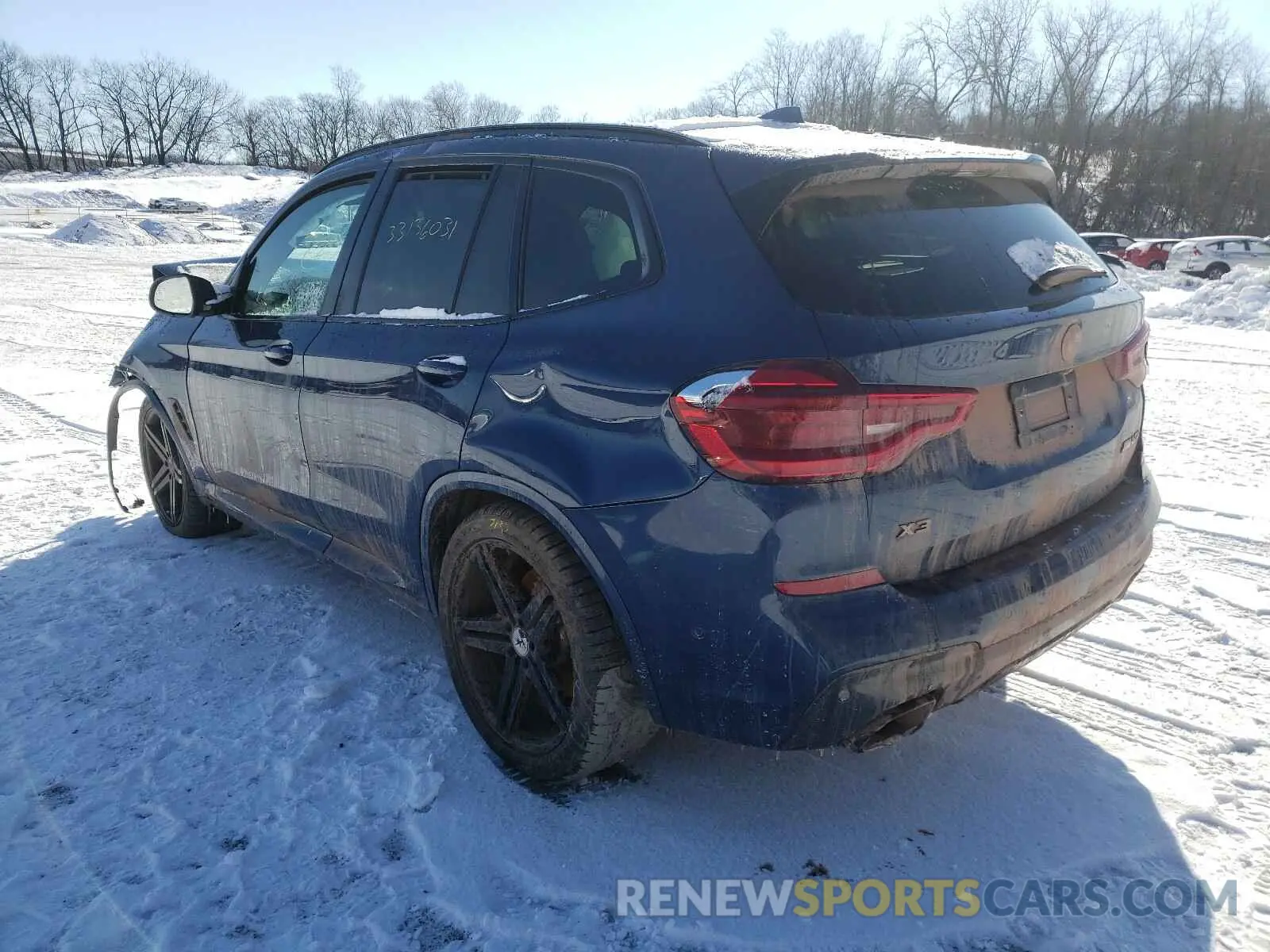 3 Photograph of a damaged car 5UXTY9C09M9F02238 BMW X3 2021