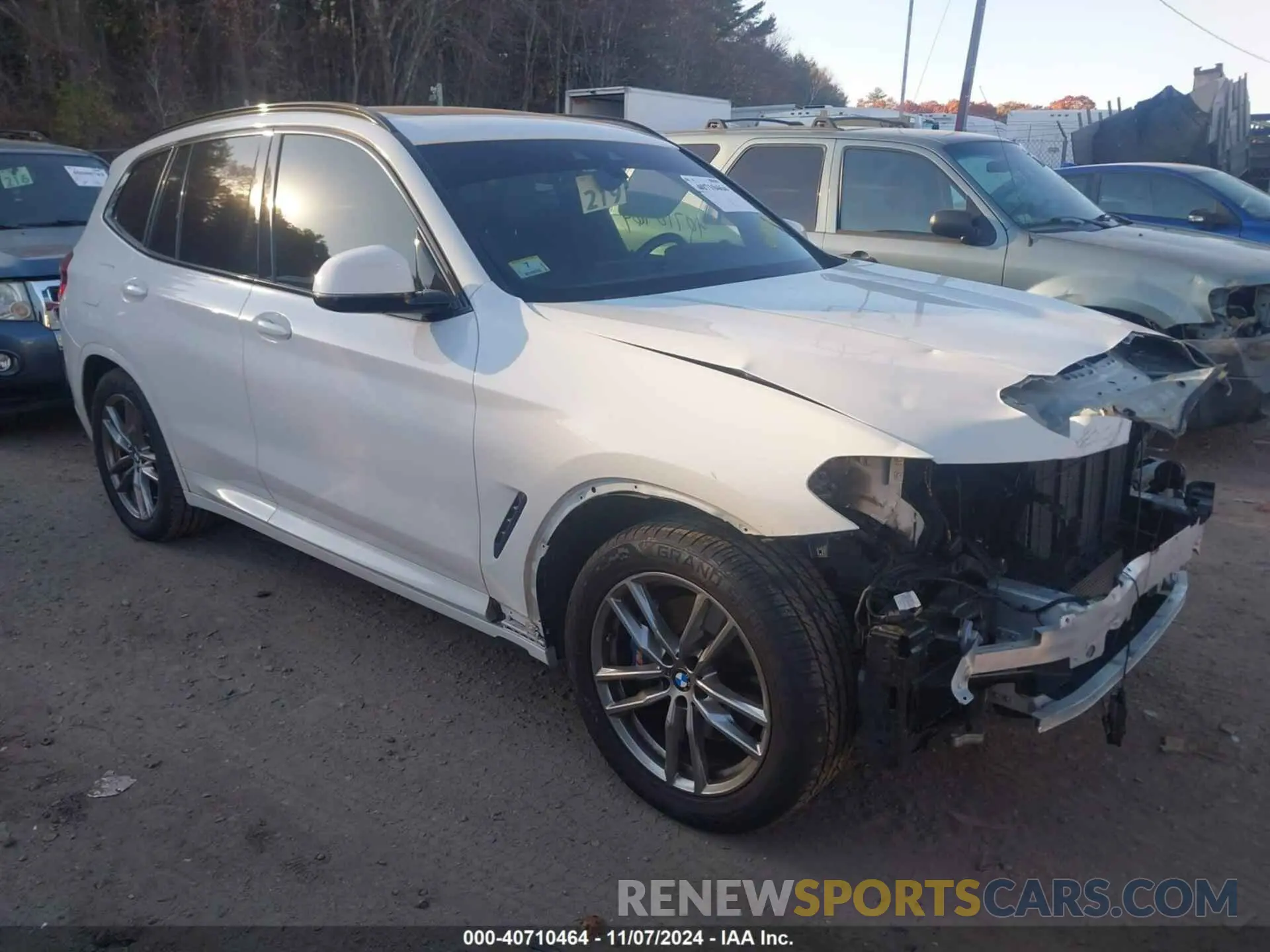 1 Photograph of a damaged car 5UXTY9C09M9F52251 BMW X3 2021