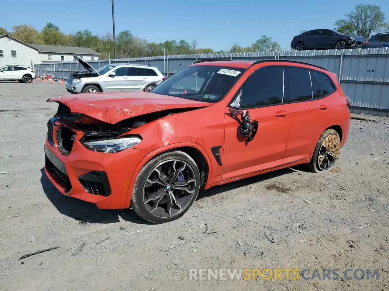 1 Photograph of a damaged car 5YMTS0C07M9G81496 BMW X3 2021