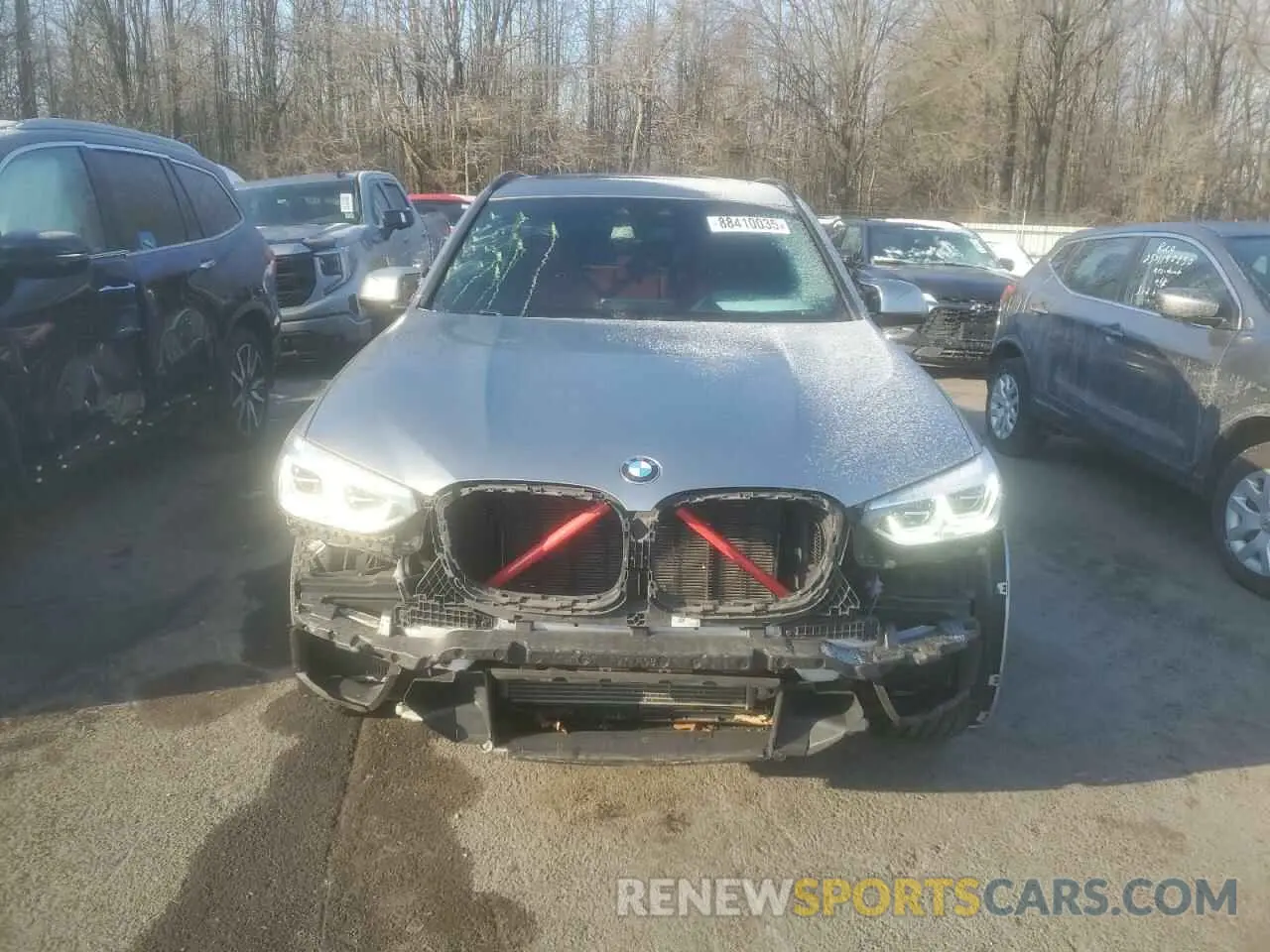 5 Фотография поврежденного автомобиля 5YMTS0C08M9F26343 BMW X3 2021