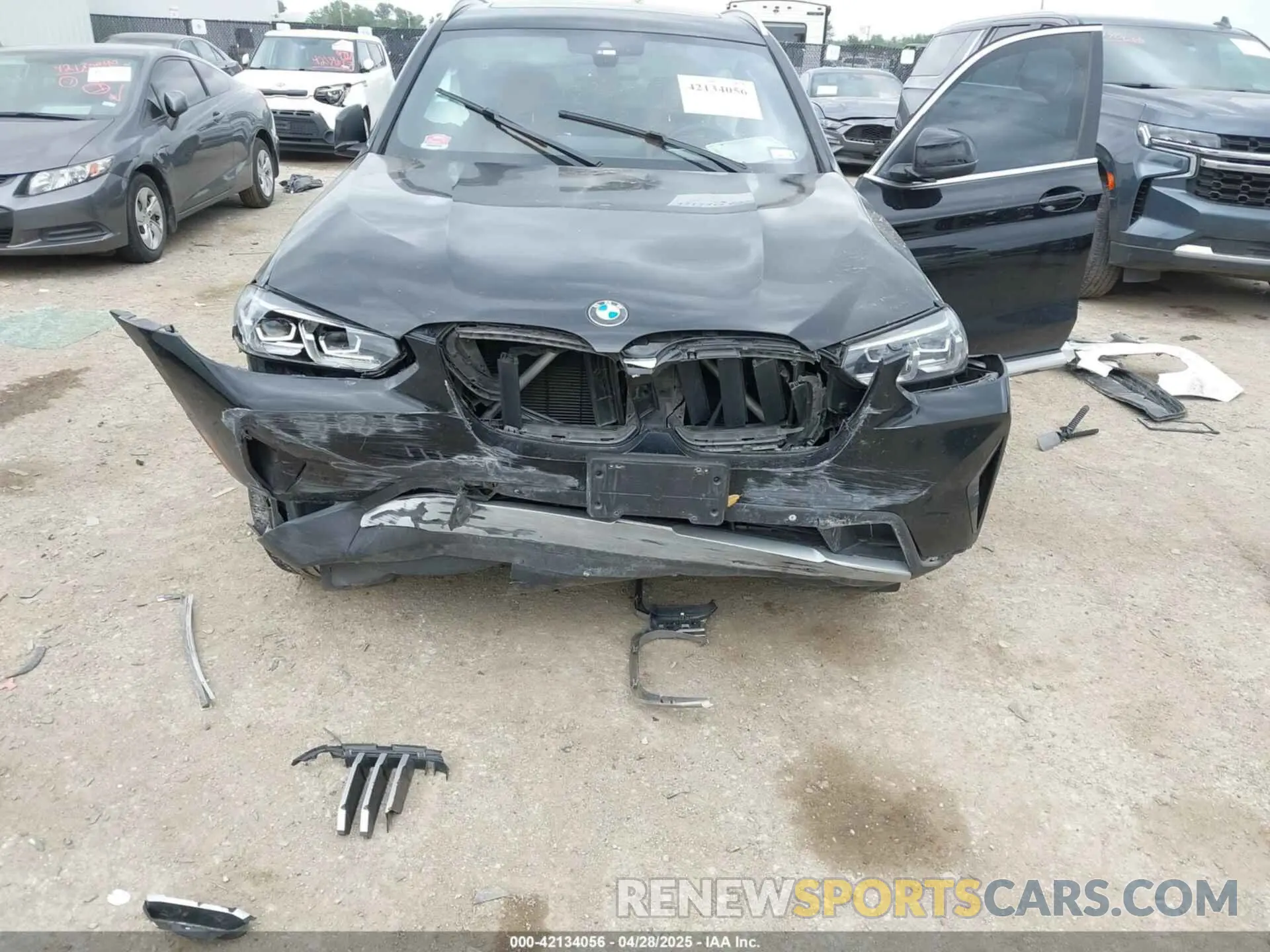6 Фотография поврежденного автомобиля 5UX43DP00N9K19046 BMW X3 2022