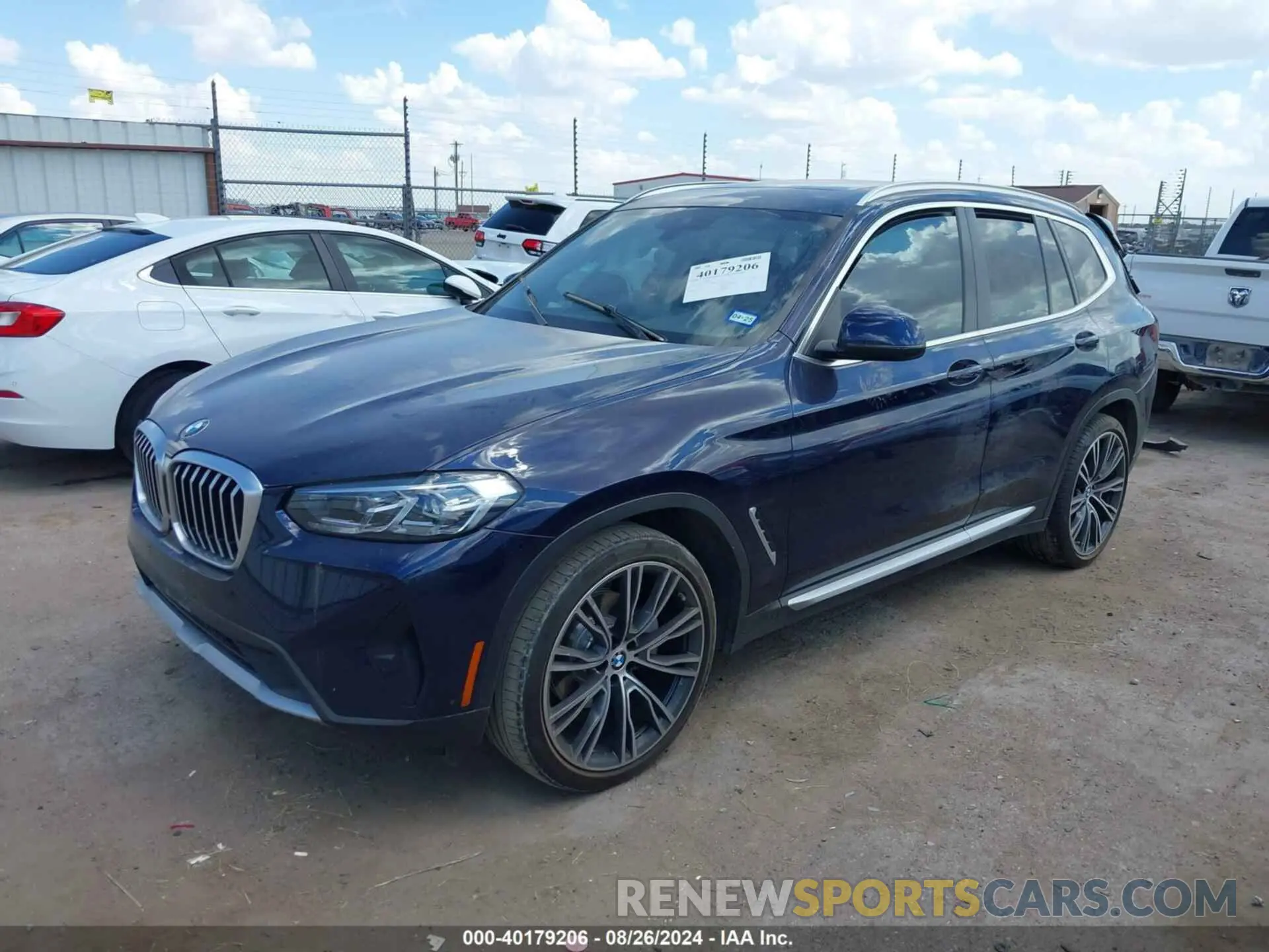 2 Photograph of a damaged car 5UX43DP03N9M29057 BMW X3 2022