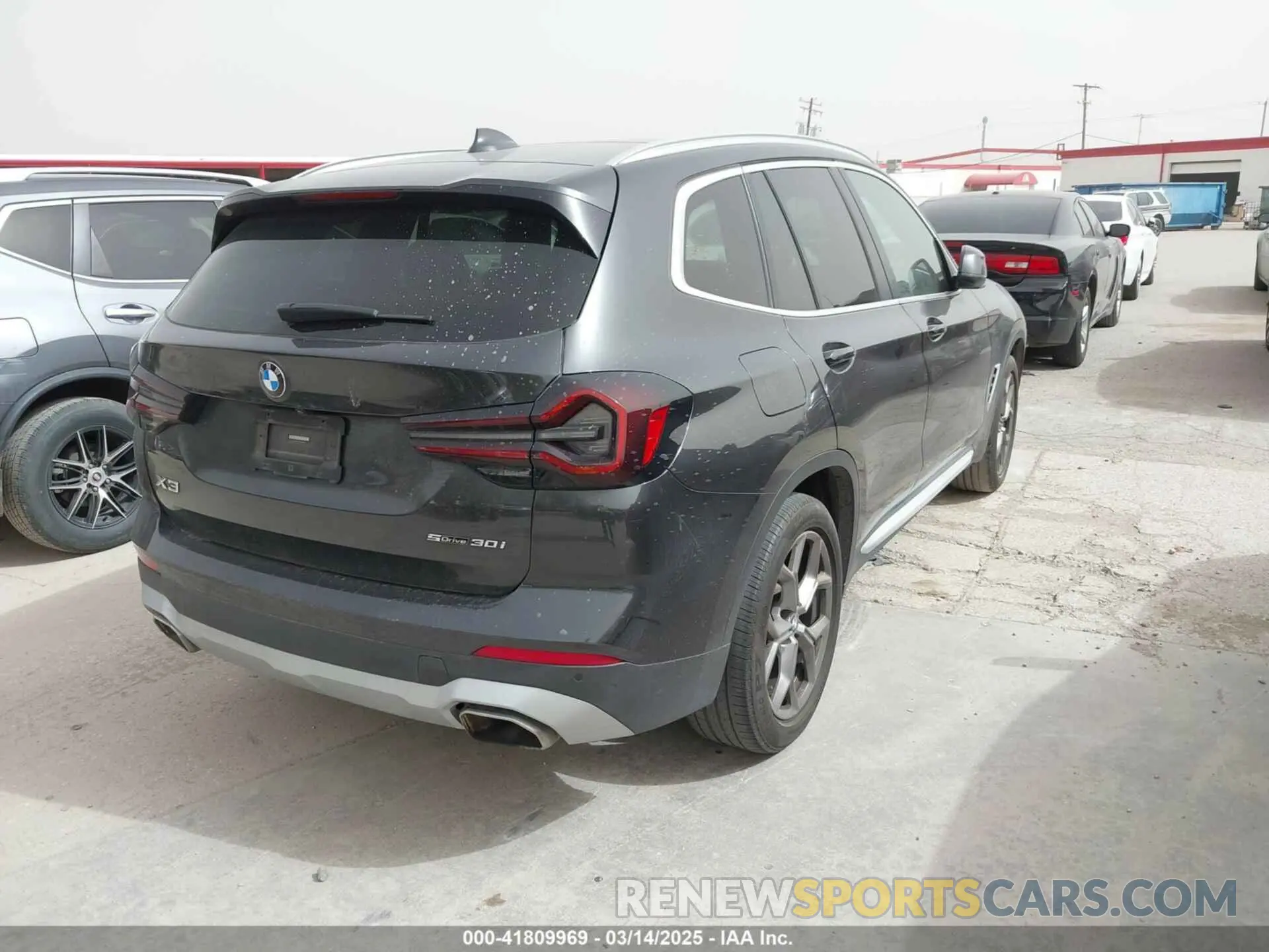 4 Фотография поврежденного автомобиля 5UX43DP03N9M46716 BMW X3 2022