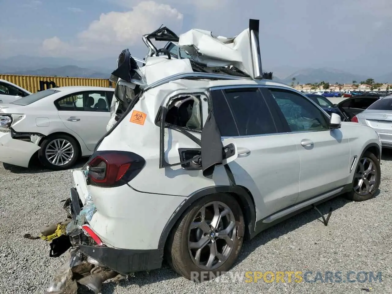 3 Фотография поврежденного автомобиля 5UX43DP08N9K66809 BMW X3 2022