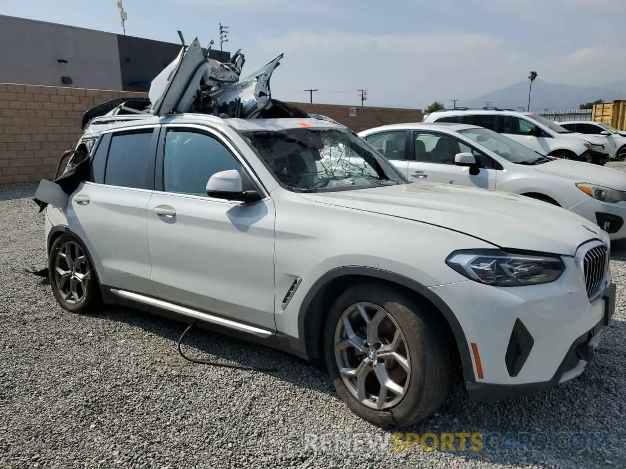 4 Фотография поврежденного автомобиля 5UX43DP08N9K66809 BMW X3 2022