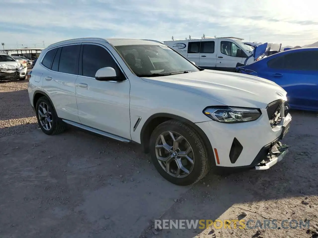 4 Фотография поврежденного автомобиля 5UX43DP09N9J15297 BMW X3 2022