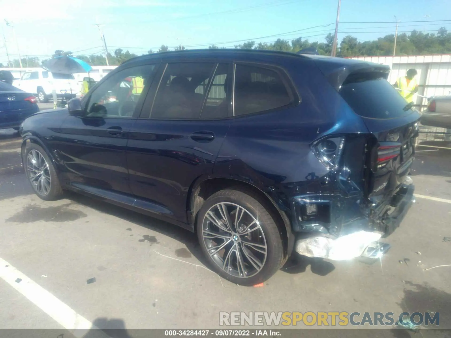 3 Фотография поврежденного автомобиля 5UX43DP09N9K68942 BMW X3 2022
