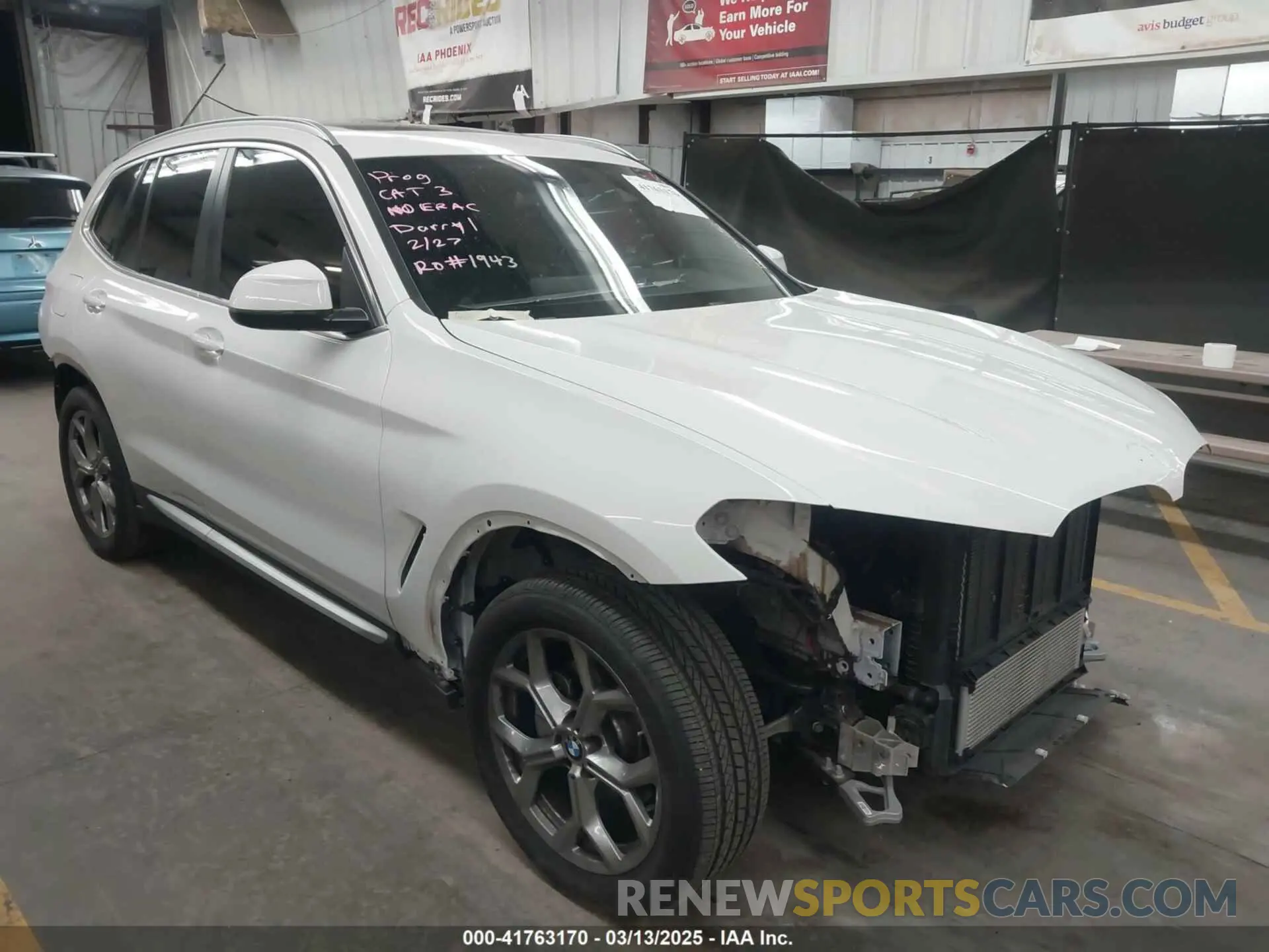 1 Фотография поврежденного автомобиля 5UX43DP0XN9K11388 BMW X3 2022