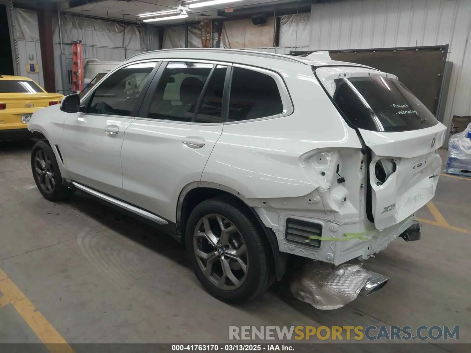 3 Фотография поврежденного автомобиля 5UX43DP0XN9K11388 BMW X3 2022