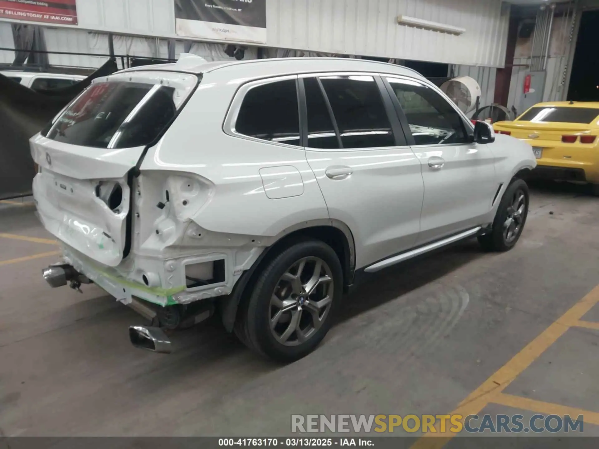 4 Фотография поврежденного автомобиля 5UX43DP0XN9K11388 BMW X3 2022