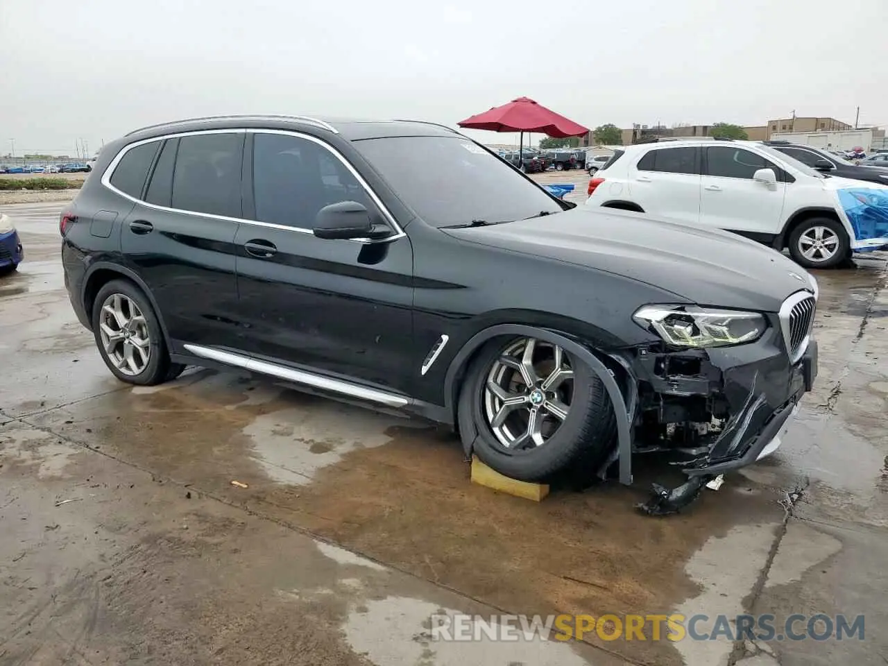4 Фотография поврежденного автомобиля 5UX43DP0XN9K72210 BMW X3 2022
