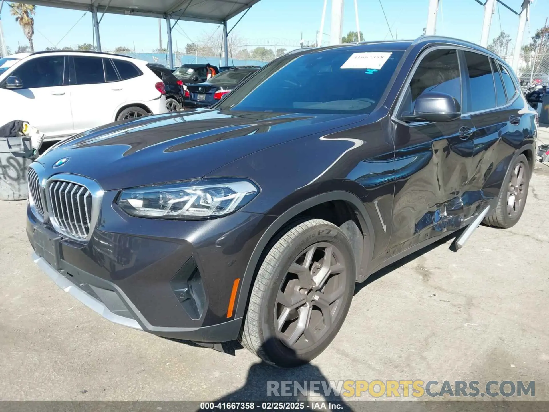 2 Фотография поврежденного автомобиля 5UX53DP02N9H43452 BMW X3 2022