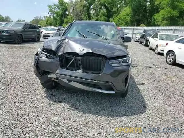 11 Фотография поврежденного автомобиля 5UX53DP02N9J36982 BMW X3 2022